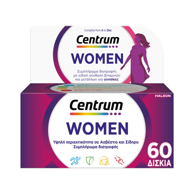 Centrum Women Complete form A to Zinc Πολυβιταμίνη που Καλύπτει τις...