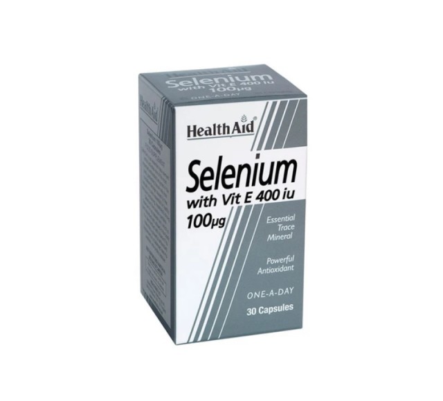 Health Aid Selenium 100μg + Vitamin E 400iu Συμπλήρωμα Διατροφής με...