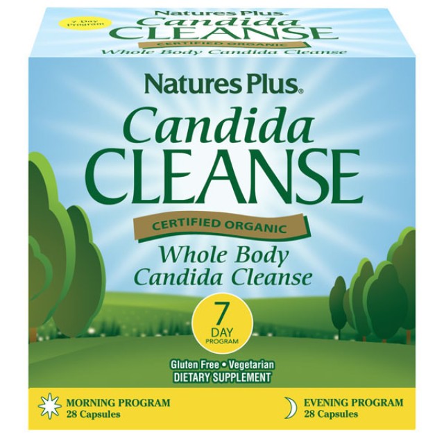 Natures Plus Candida Cleanse Αποτοξίνωση Σώματος 7 ημερών, 56 Κάψουλες