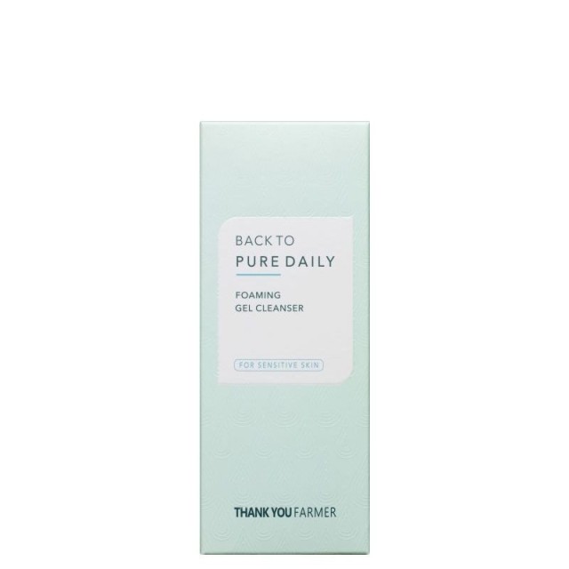 Thank You Farmer Back To Pure Daily Foaming Gel Cleanser Καθαρισμού Προσώπου, 200ml