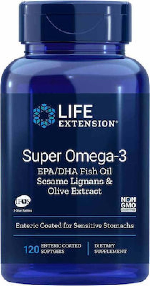 Life Extension Super Omega-3 EPA / DHA, 120 Μαλακές Κάψουλες