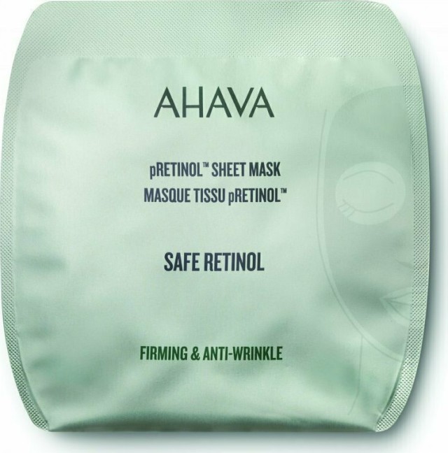 Ahava Safe Pretinol Sheet Mask Αναζωογονητική Μάσκα Προσώπου 16ml