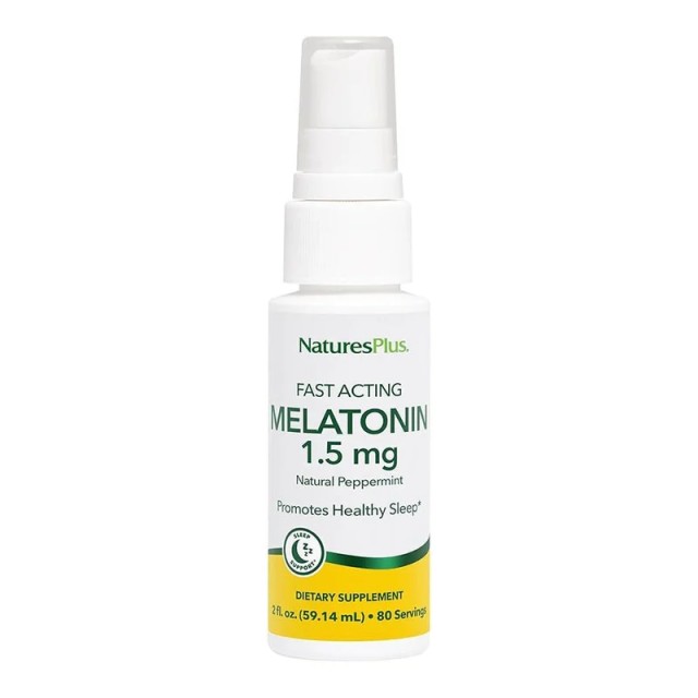 Natures Plus Melatonin Spray 1.5mg Συμπλήρωμα Διατροφής για την Αντ...