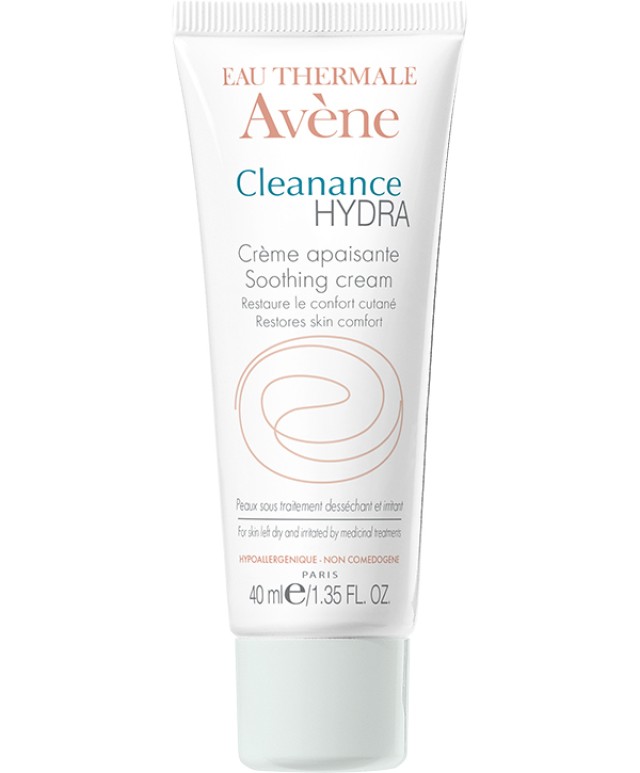 Avene Cleanance Hydra Καταπραϋντική Κρέμα για Ξηρότητα Λόγω Ακμής, 40ml