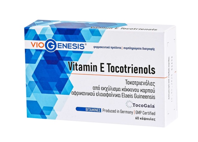 VioGenesis Vitamin E Tocotrienols 55.3mg, 60 Κάψουλες