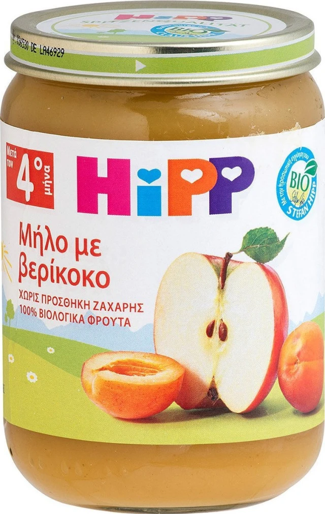 Hipp Baby Fruit Cream Apple - Apricot From 4th Month - Jar 1...