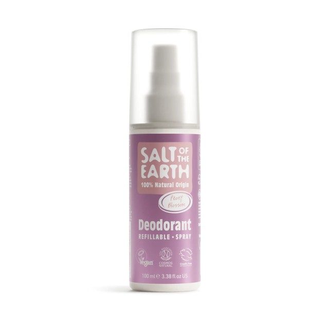 Salt of the Earth Peony Blossom Natural Refillable Αποσμητικό Επανα...