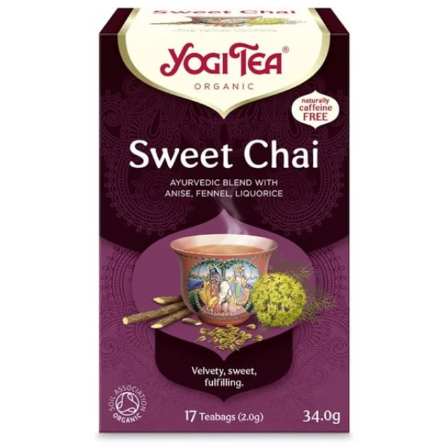 Yogi Tea Bio Sweet Chai Αφέψημα για την Ενίσχυση του Ανοσοποιητικού...