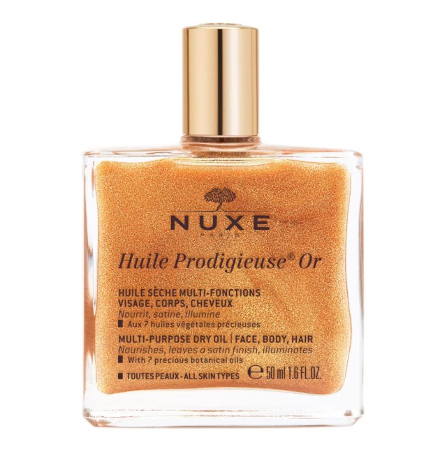 Nuxe  Huile Prodigieuse Or Ξηρό Λάδι Για Πρόσωπο - Σώμα - Μαλλιά, 50ml