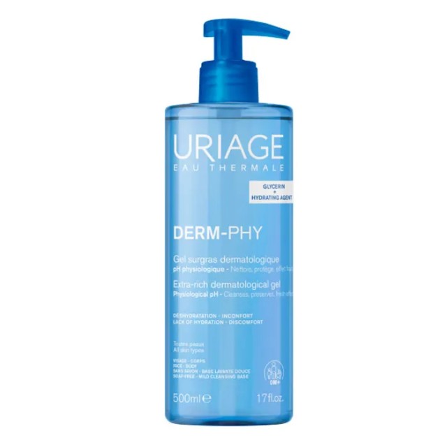 Uriage Derm-Phy Extra-Rich Dermatological Gel, 500ml