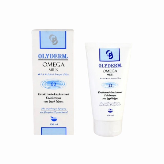 Olyderm Omega Milk Γαλάκτωμα Για Ξηρό Δέρμα, 150ml