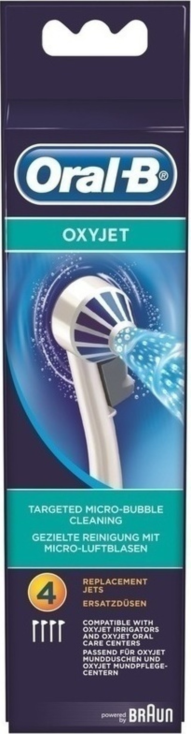 Oral-B Oxyjet Ανταλλακτικές Κεφαλές Flosser, 4 Τεμάχια