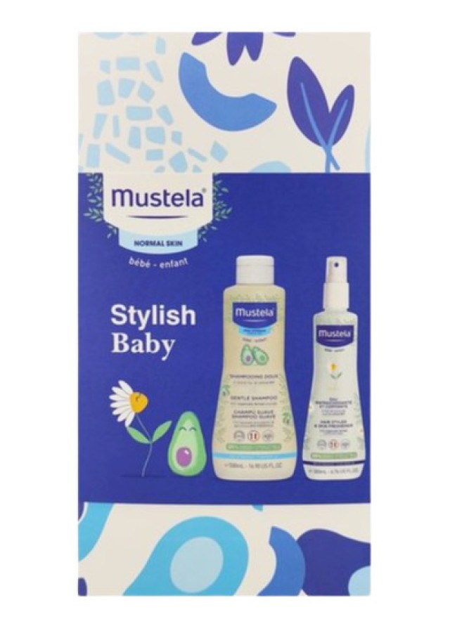 Mustela Normal Skin Gentle Shampoo 500ml & Mustela Hair Styler & Skin Freshener 200ml, 1 Σετ