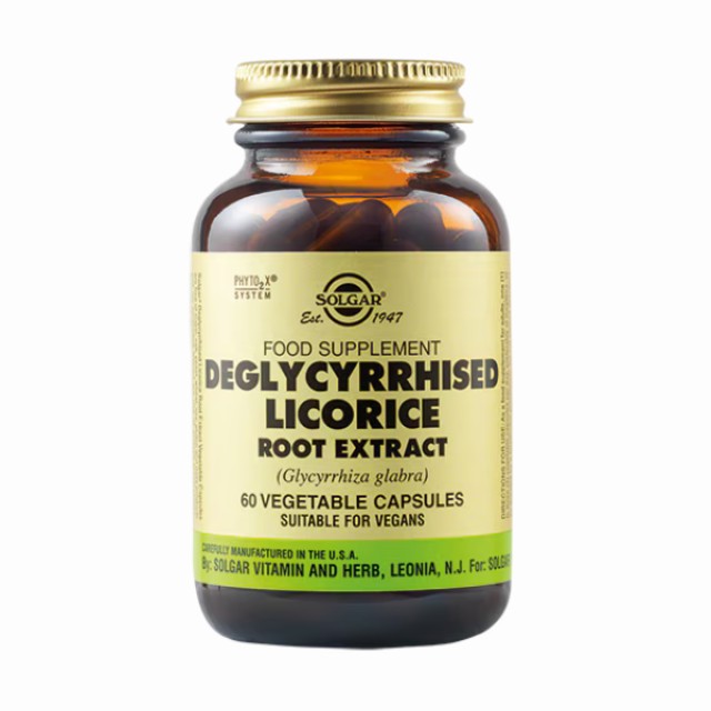 Solgar Licorice Root Extract Συμπλήρωμα διατροφής με Γλυκόριζα, 60 ...