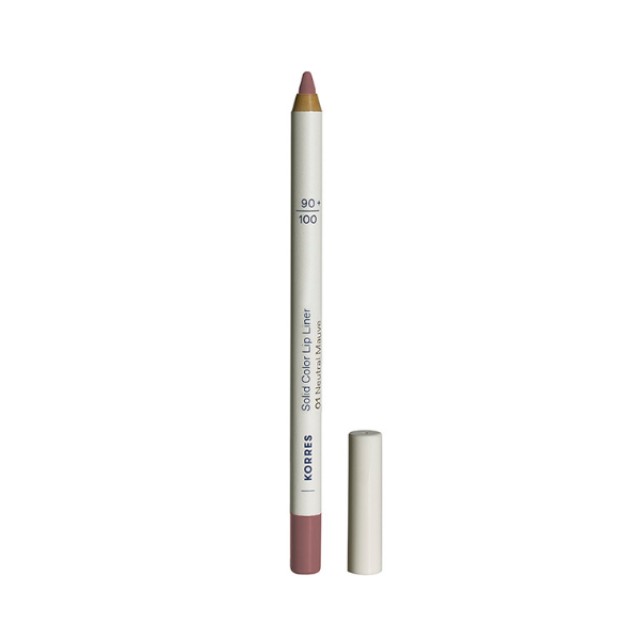 Korres Solid Color Lip Liner 01 Neutral Mauve Μολύβι χειλιών, 1.2gr