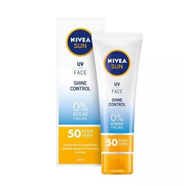 Nivea Sun UV Face Cream Mat Look SPF50 Αντηλιακή Κρέμα Προσώπου, 50ml