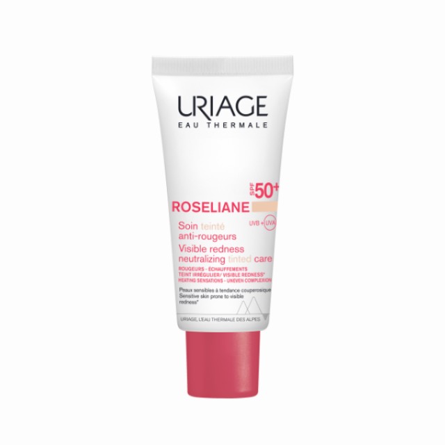 Uriage Roseliane CC Cream SPF50+ Ενυδατική Κρέμα Προσώπου με Χρώμα ...