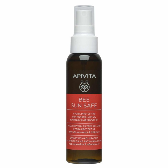 Apivita Bee Sun Safe Eνυδατικό Λάδι Μαλλιών για Προστασία με Αντηλιακά Φίλτρα, 100ml