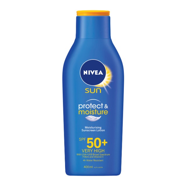 Nivea Sun Protect & Moisture SPF50 Αντηλιακή Ενυδατική Λοσιόν, 200ml