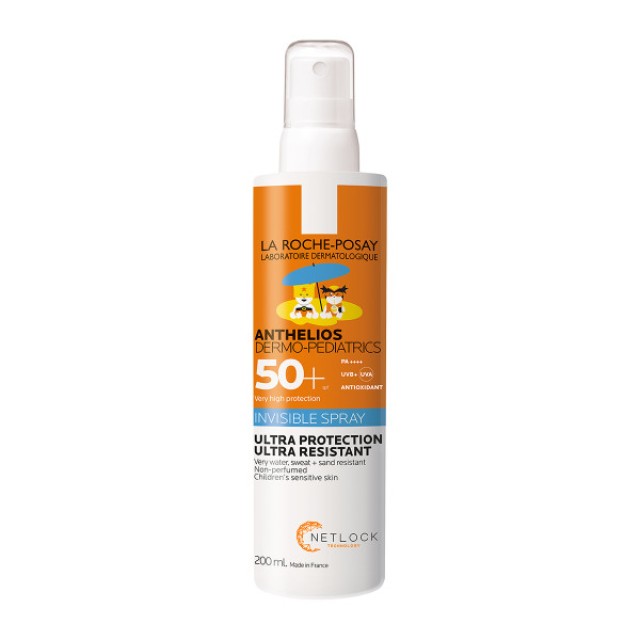 La Roche Posay Anthelios Dermo Pediatrics Invisible Spray SPF50+ Παιδικό Αντηλιακό Spray, 200ml