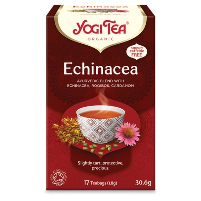 Yogi Tea Echinacea Αφέψημα για την Ενίσχυση του Ανοσοποιητικού, 17x...