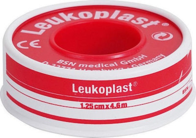 BSN Medical Leukoplast Αυτοκόλλητη Υποαλλεργική Επιδεσμική Ταινία 1.25cm x 4.6m, 1 τεμάχιο
