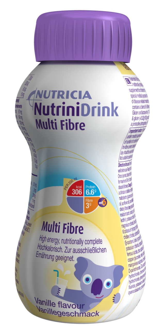 Nutricia Nutrini Drink Multi Fibre για Παιδιά 12+ Μηνών Βανίλια, 200ml