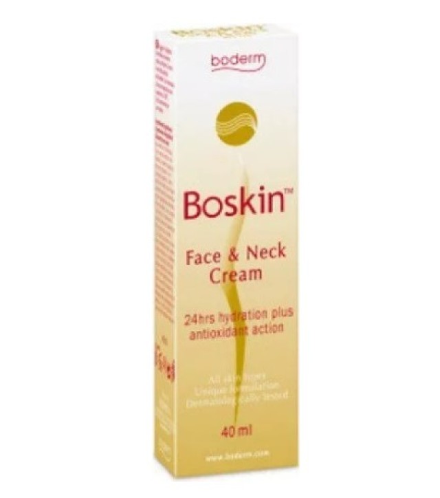 Boderm Boskin Face & Neck Cream Ενυδατική Κρέμα Προσώπου & Λαιμού, 40ml