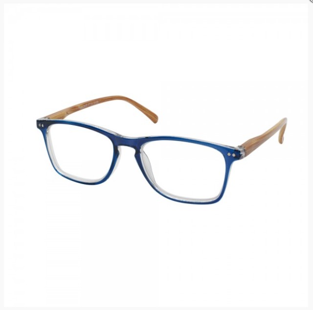 EyeLead Ε212 Γυαλιά Πρεσβυωπίας με Ξύλινο Βραχίονα και Κοκκάλινο Μπ...