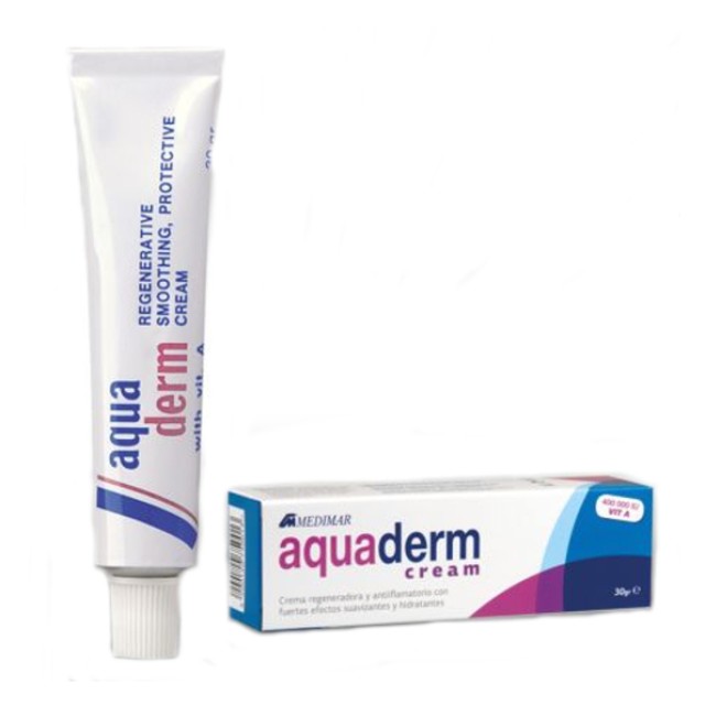 Aquaderm Cream κρέμα για Εγκαύματα, Φλογώσεις, Ενυδάτωση & Ανάπλαση Δέρματος 30gr