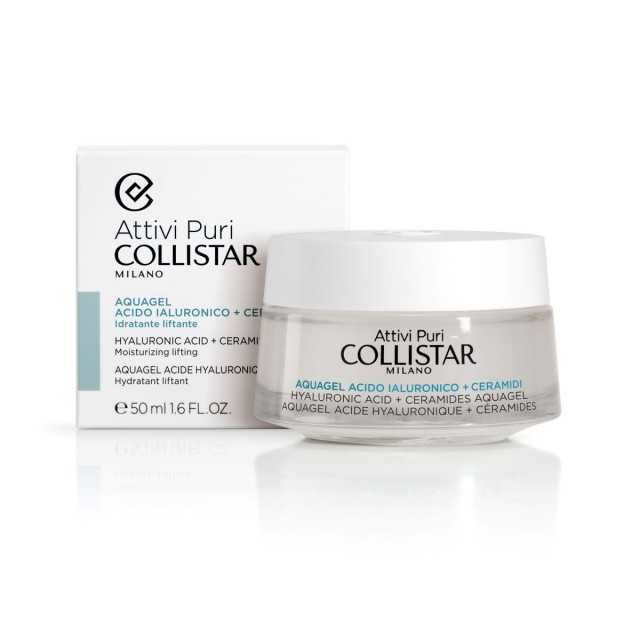 Collistar Attivi Puri Hyaluronic Acid & Ceramides Aquagel Ανάλαφρη Κρέμα-Τζελ Με Υαλουρονικό Οξύ & Κεραμίδια, 50ml