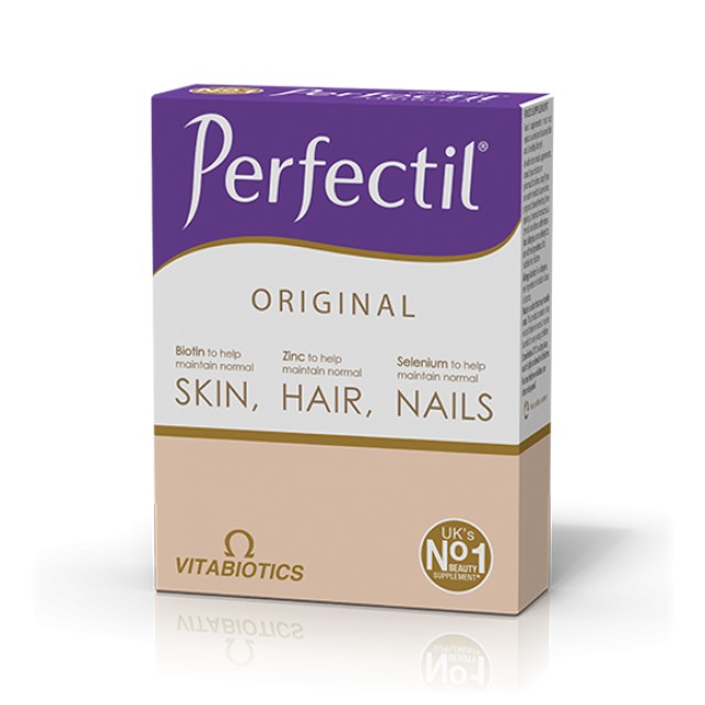 Vitabiotics Perfectil Original Τριπλή Δράση - Ολοκληρωμένη Φόρμουλα για Μαλλιά Νύχια & Δέρμα, 30 Ταμπλέτες