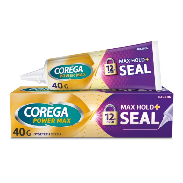 Corega Max Hold+Seal Denture Fixing Cream for...
