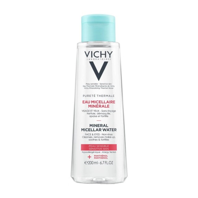 Vichy Purete Thermale Mineral Micellar Water Νερό Καθαρισμού Προσώπου Για Ευαίσθητες Επιδερμίδες 200ml