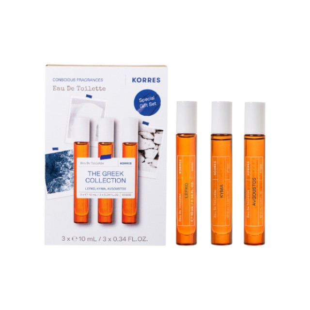Korres The Greek Collection Gift Set με Lefko Eau De Toilette 10ml ...