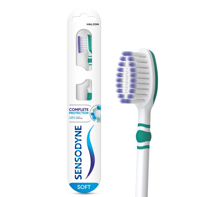Sensodyne Complete Protection Soft Toothbrush Μαλακή Οδοντόβουρτσα για Ευαίσθητα Δόντια, 1 τεμάχιο
