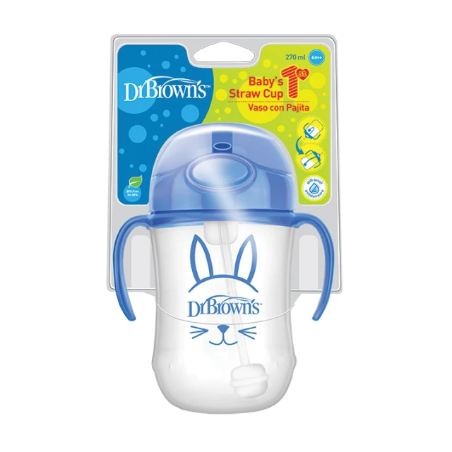 Dr. Browns Baby First Cup with Handles and Straw from P...