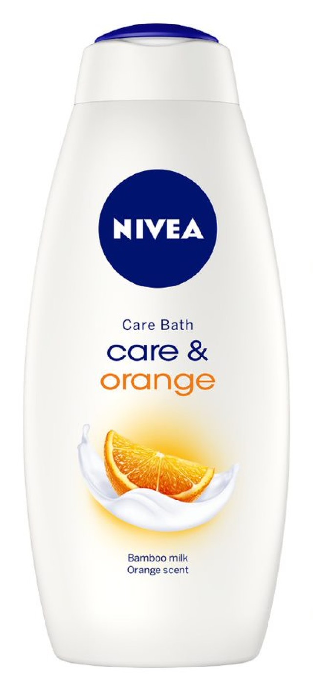 Nivea Happy Time Cream Bath Care & Orange Ενυδατικό Αφρόλουτρο, 750ml