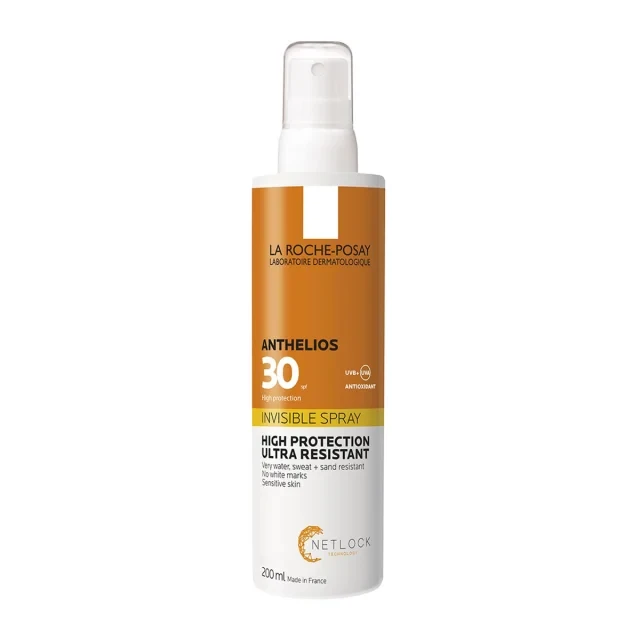 La Roche Posay Anthelios Invisible SPF30 Sunscreen Body Spray, 2...