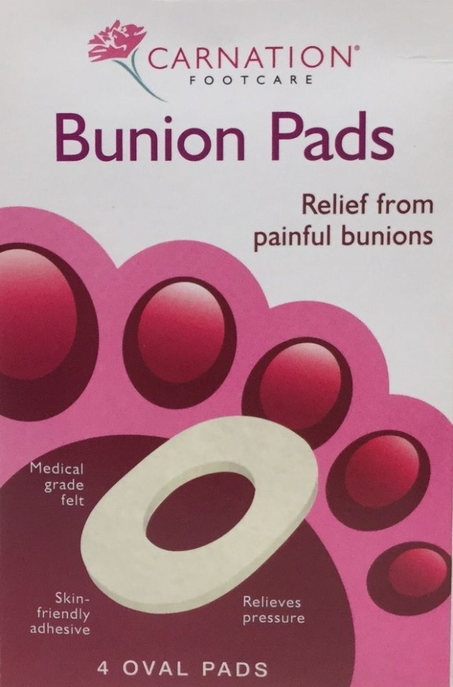 Carnation Bunion Pads Αυτοκόλλητα Προστατευτικά για τα Δάκτυλα των Ποδιών, 4τμχ