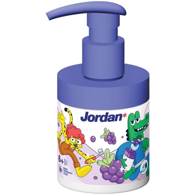 Jordan Junior 6+ Toothpaste Pump Παιδική Οδοντόκρεμα, 150ml