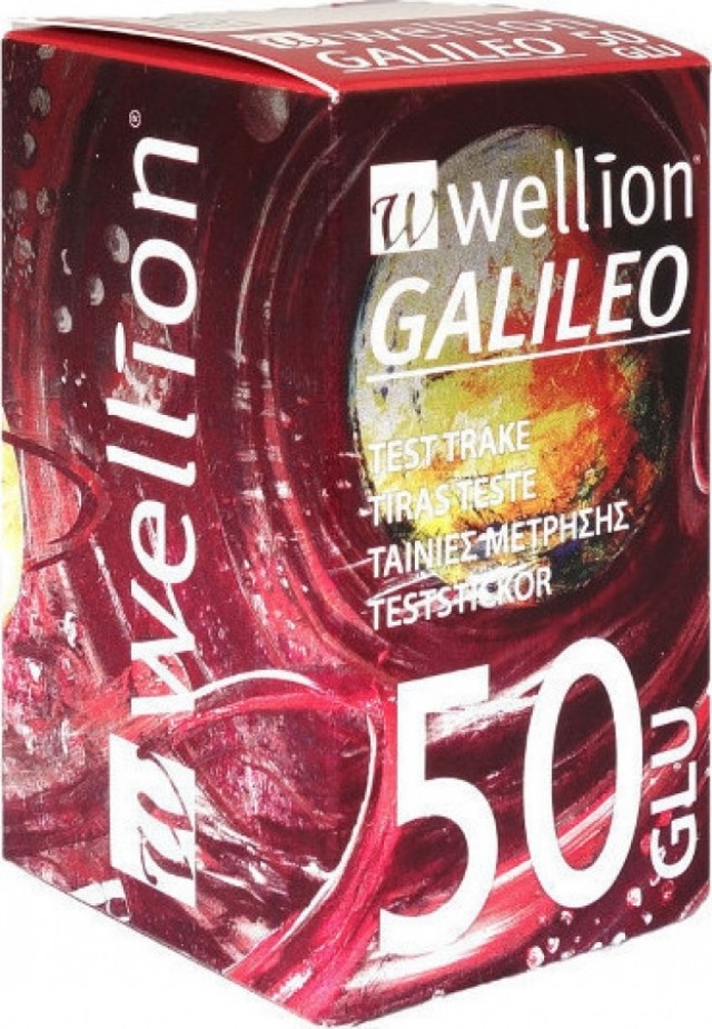 Wellion Galileo Ταινίες Μέτρησης Σακχάρου - 50 τεμάχια