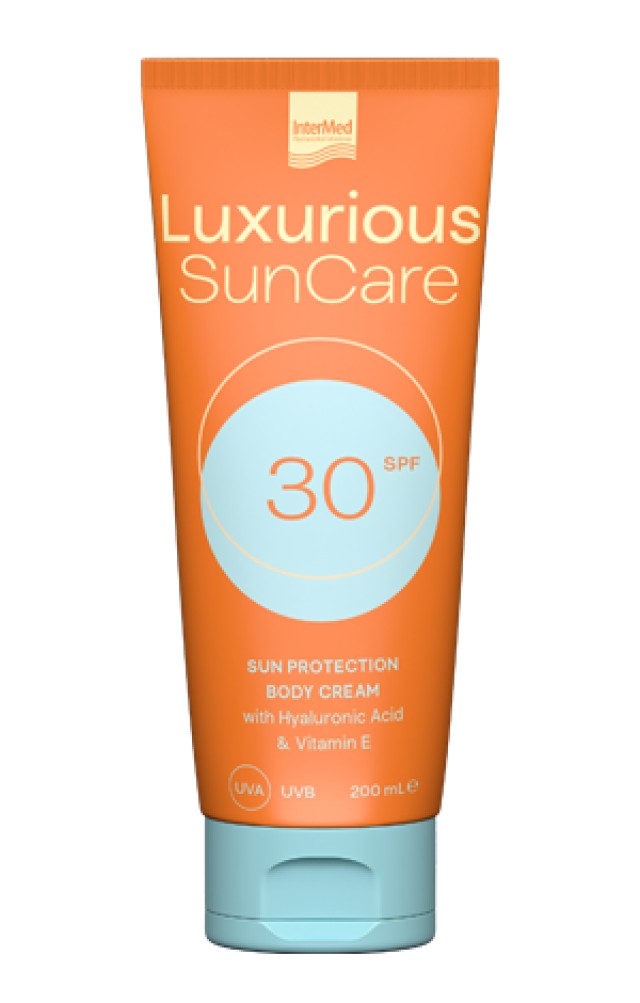 Luxurious Sun Care Sun Protection Body Cream SPF30 Αντηλιακή Κρέμα Σώματος, 200 ml