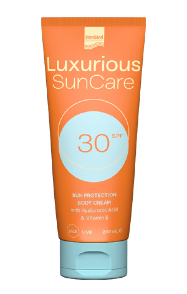 Luxurious Sun Care Sun Protection Body Cream SPF30 Αντηλιακή Κρέμα Σώματος, 200 ml
