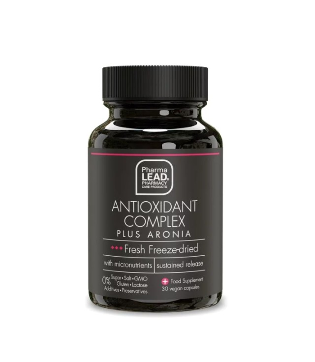 Pharmalead Black Range Antioxidant Complex Plus Aronia Συμπλήρωμα Διατροφής με Ενισχυμένη Αντιοξειδωτική Δράση, 30 Κάψουλες