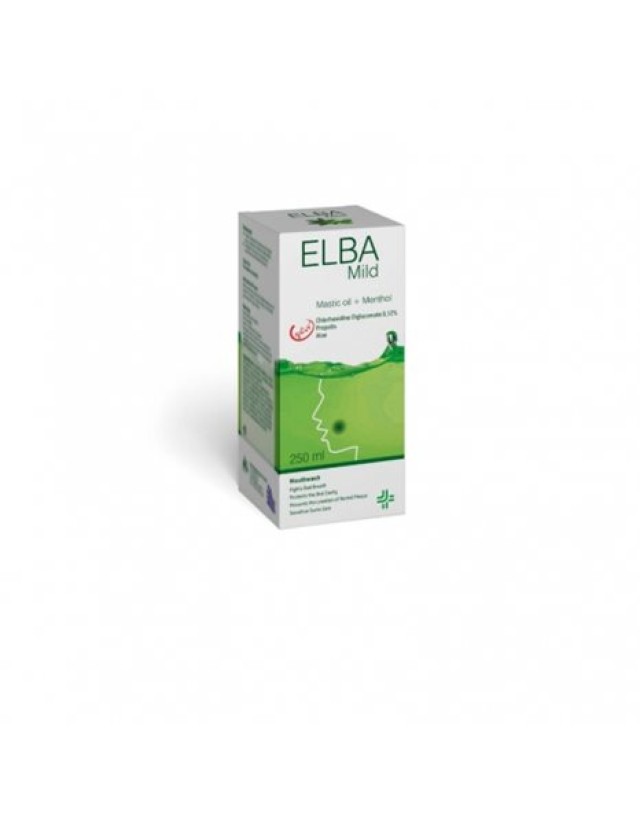 Elba Mild Στοματικό Διάλυμα με Μαστίχα & Μενθόλη, 250ml