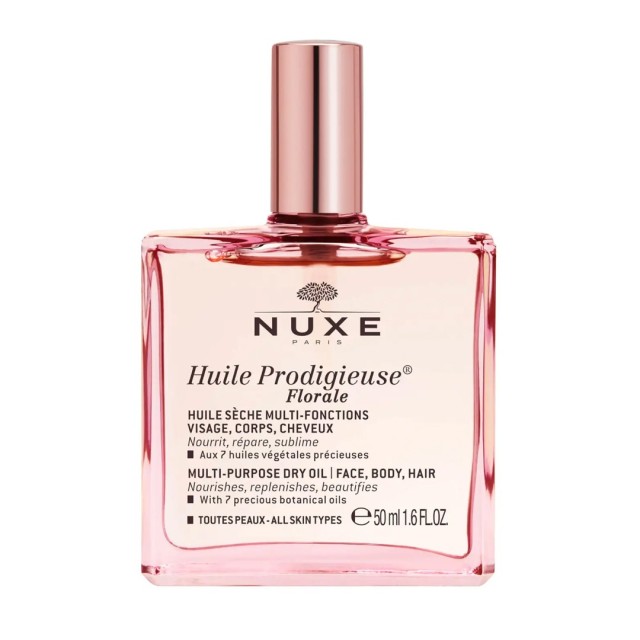 Nuxe Huile Prodigieuse Floral Dry Oil Λάδι Αναζωογόνησης Για Πρόσωπο Μαλλιά Σώμα Με Λουλουδένιο Άρωμα, 50ml