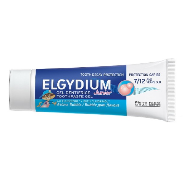 Elgydium Junior Bubble Παιδική Οδοντόπαστα με Γεύση Τσιχλόφουσκα 7-12 Ετών 50ml