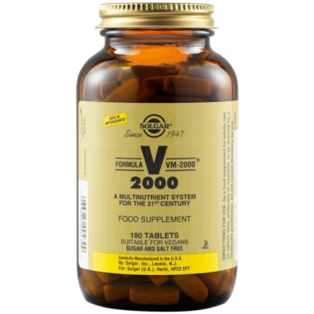 Solgar Formula VM 2000, 180 Tablets
