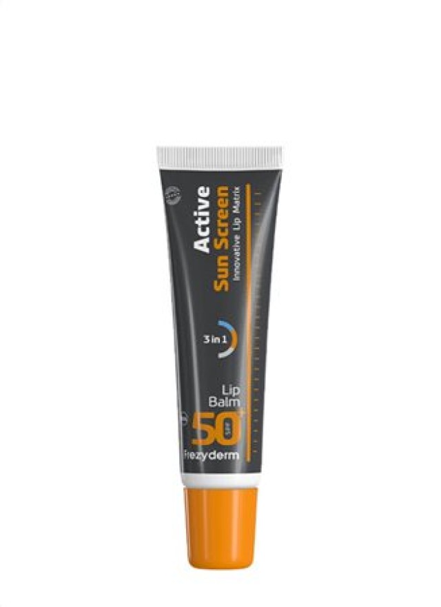 Frezyderm Active Sun Screen SPF50+ Αντηλιακό Lip Balm Για Την Προστασία Χειλιών, 15ml